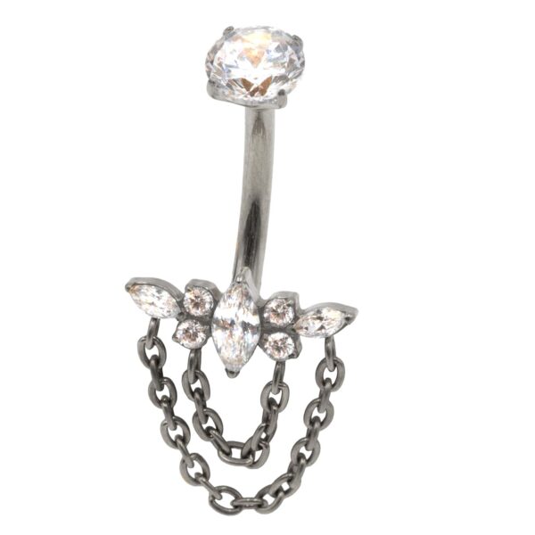 Σκουλαρίκι Σώματος από Τιτάνιο- TB-1763W