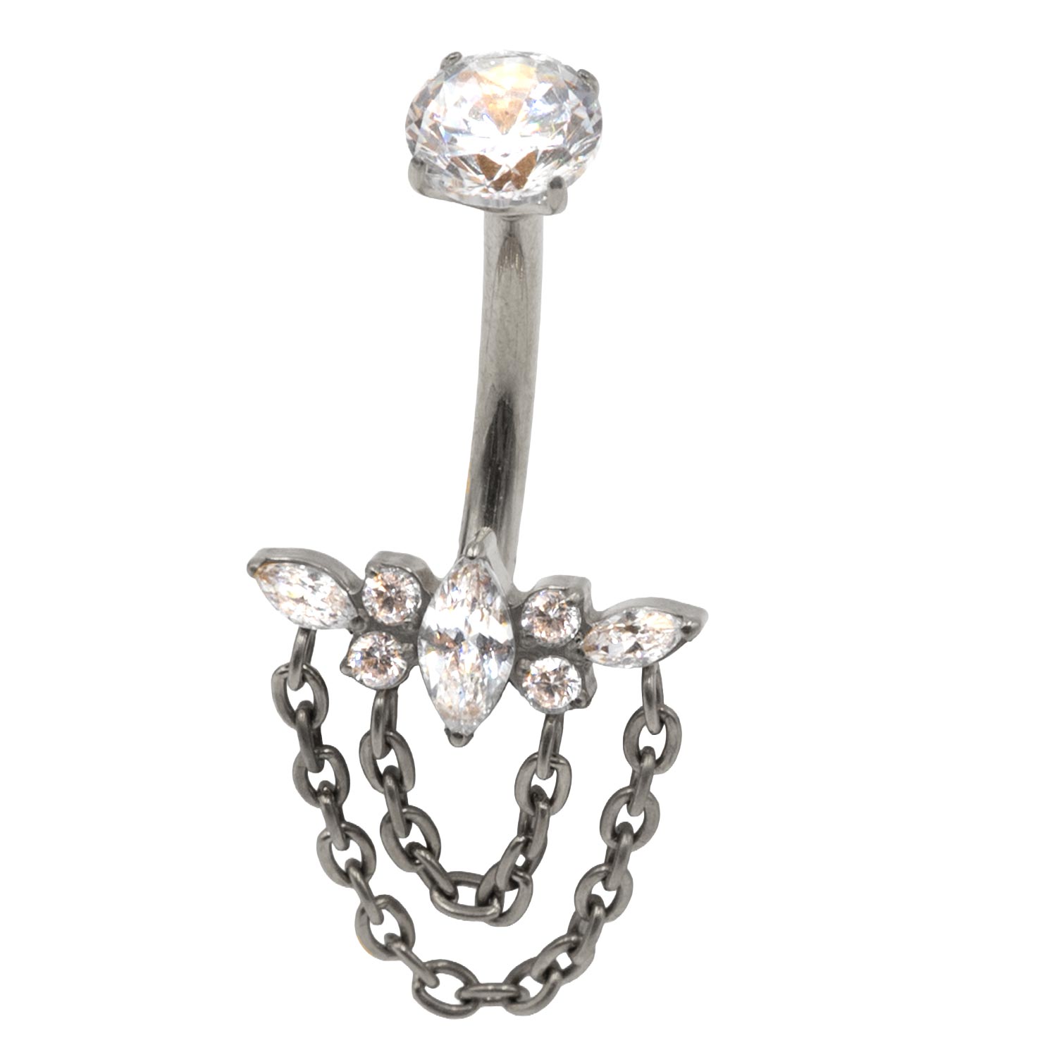 Σκουλαρίκι Σώματος από Τιτάνιο- TB-1763W