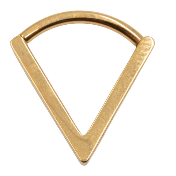 Σκουλαρίκι Σώματος από Επιχρυσωμένο Τιτάνιο- TB-1830Y