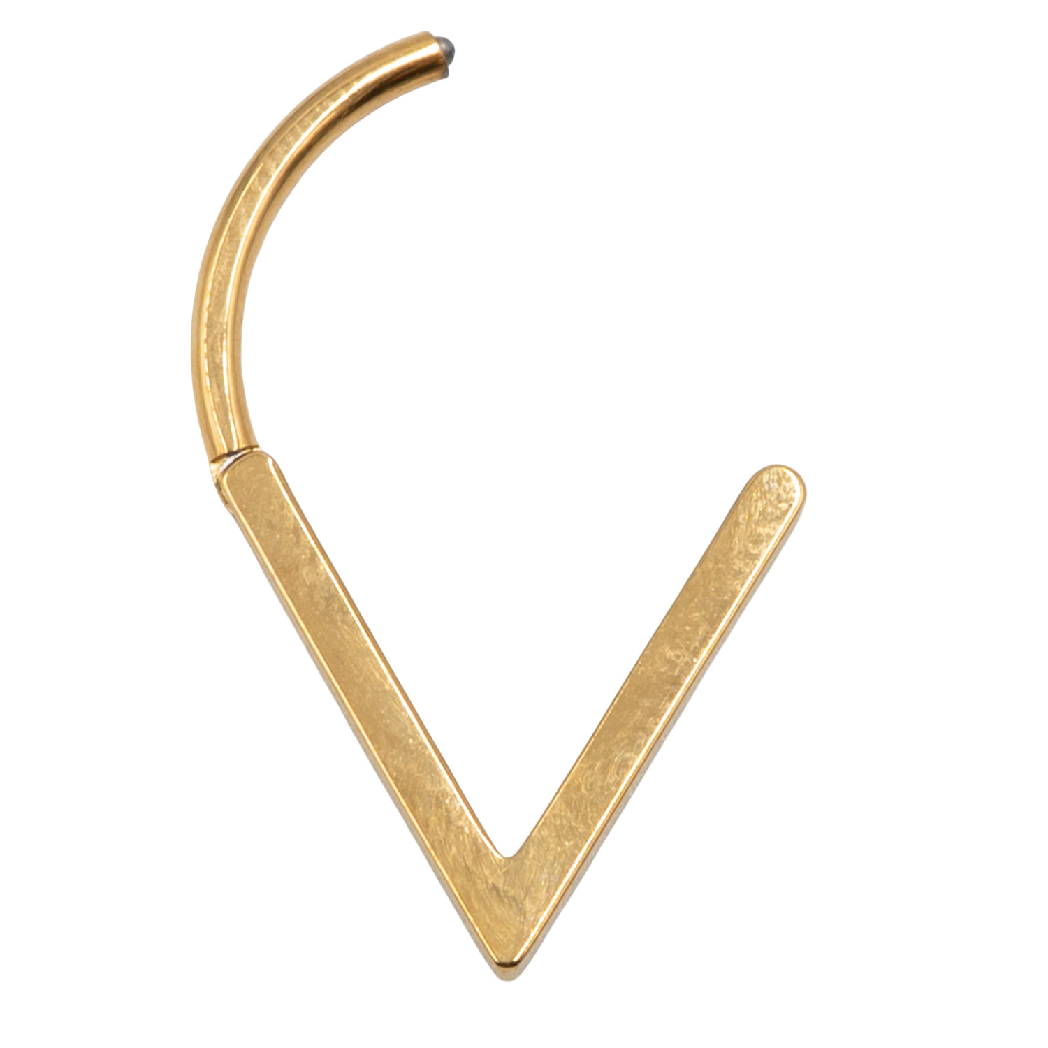 Σκουλαρίκι Σώματος από Επιχρυσωμένο Τιτάνιο- TB-1830Y