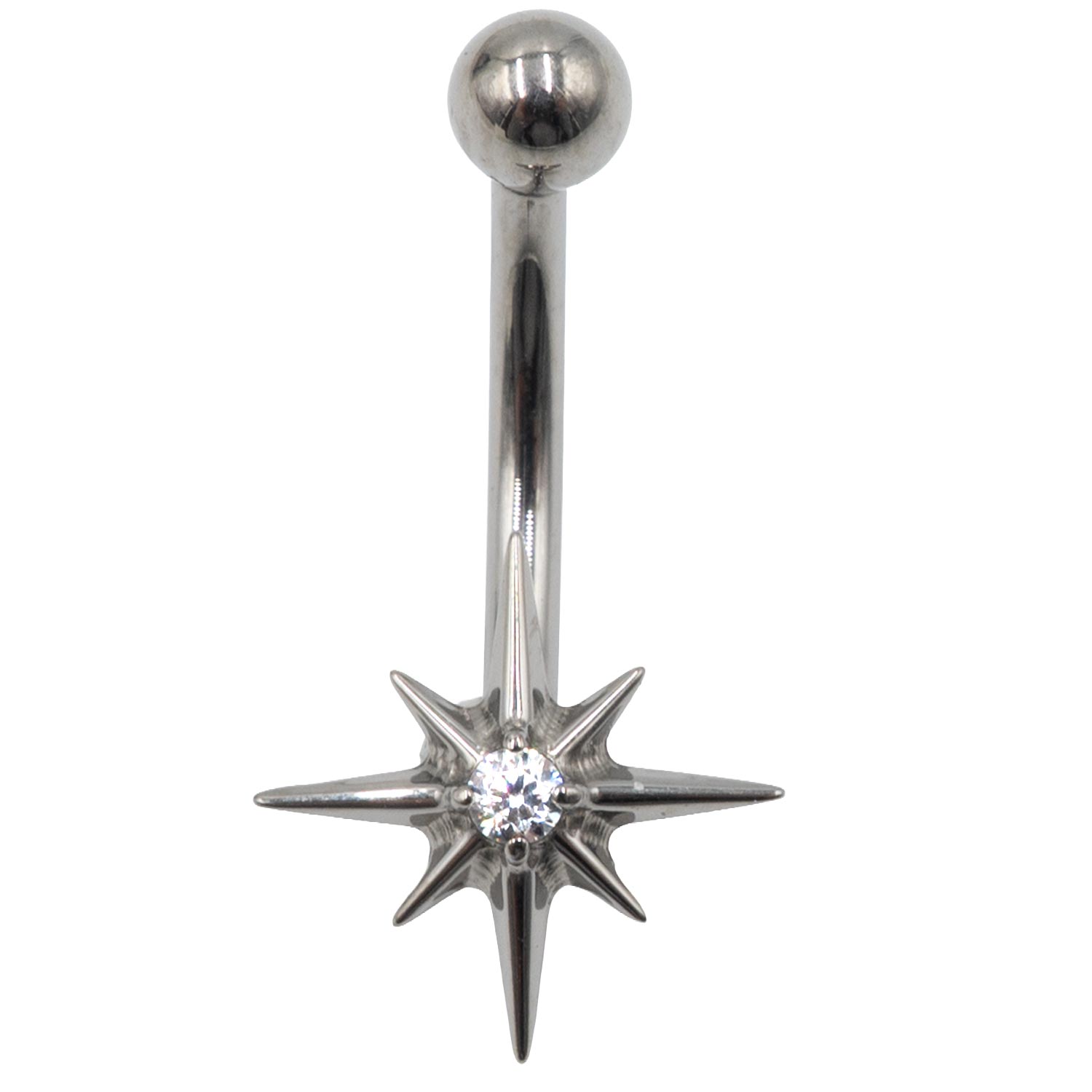 Σκουλαρίκι Σώματος από Τιτάνιο- TB-2008W