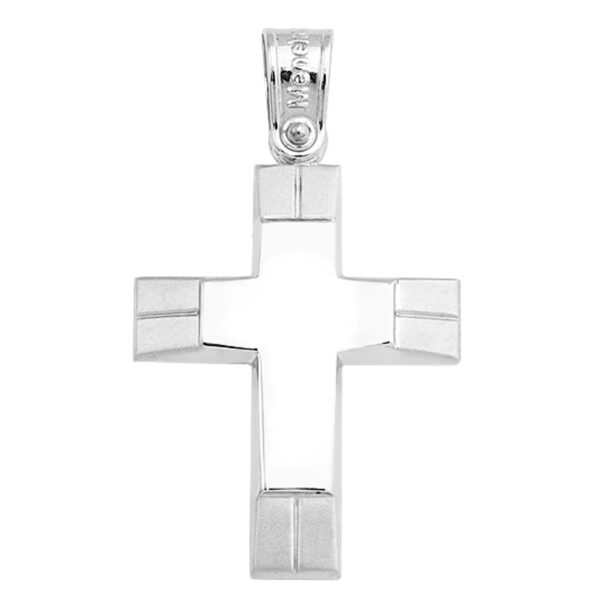 Σταυρός Λευκόχρυσος 14 καρατίων - PL12505