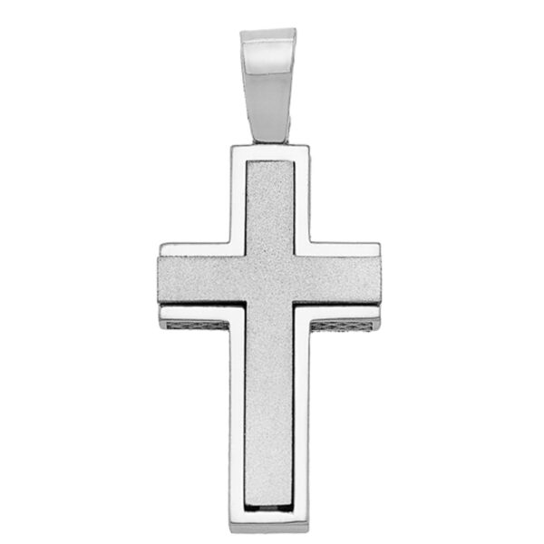 Σταυρός Λευκόχρυσος 14 καρατίων - PL14712