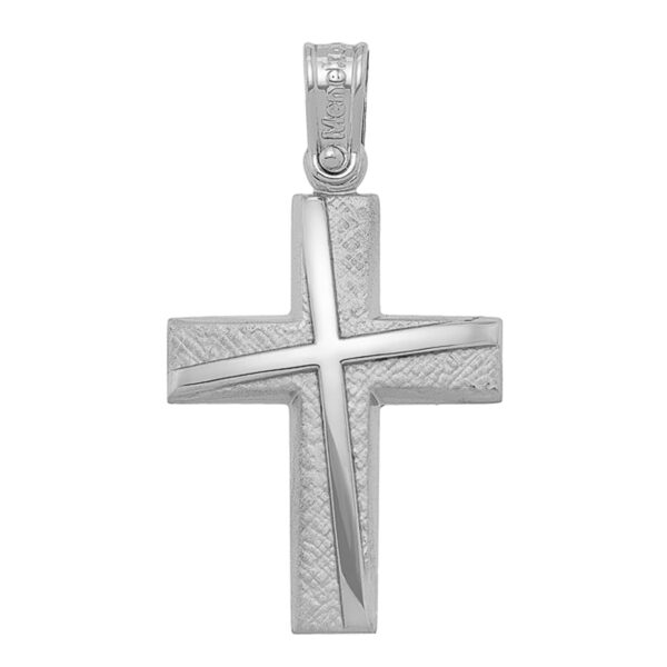Σταυρός Λευκόχρυσος 14 καρατίων - PL16791