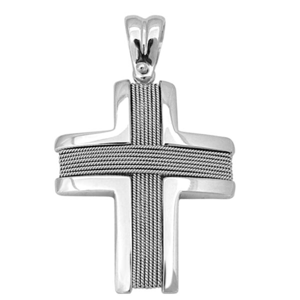 Σταυρός Λευκόχρυσος 18 καρατίων - PL18811