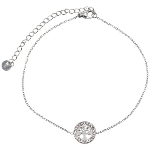 Βραχιόλι Ποδιού από Ατσάλι με Σχέδιο - BRPO53