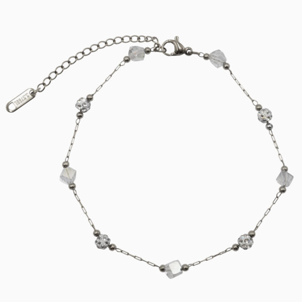 Βραχιόλι Ποδιού από Ατσάλι με Σχέδιο - BRPO49